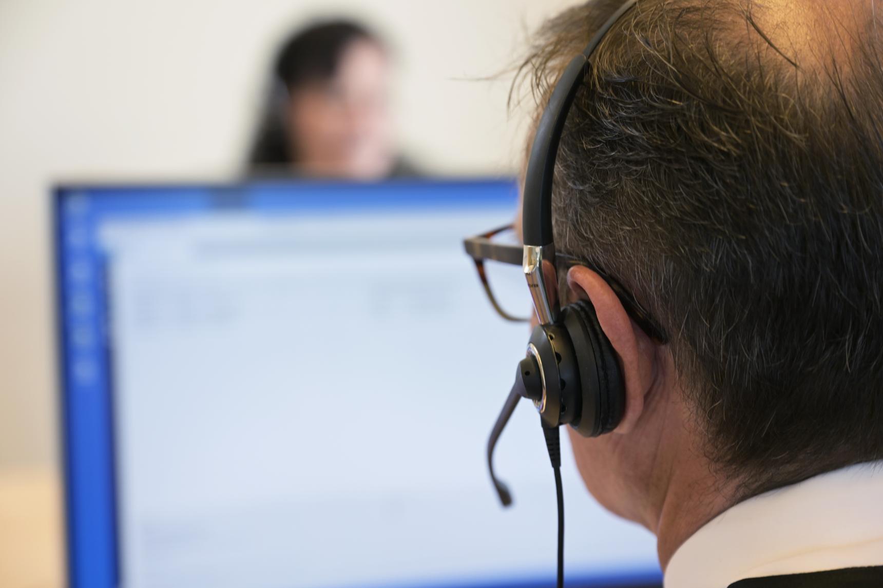 helpdesk in actie